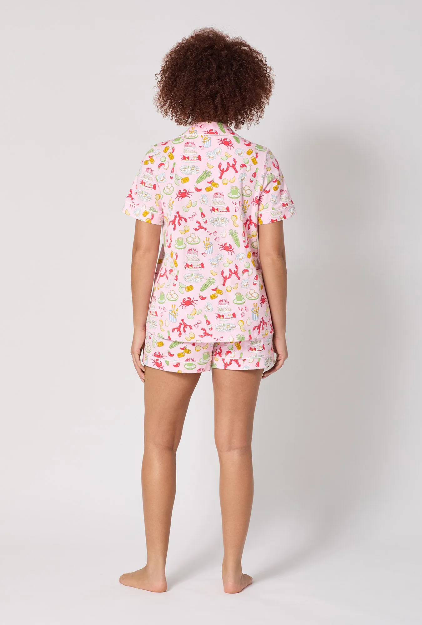 French Quarter Short Sleeve Classic Shorty Stretch Jersey Pj Set sold by BedHead product image thumbnail 3