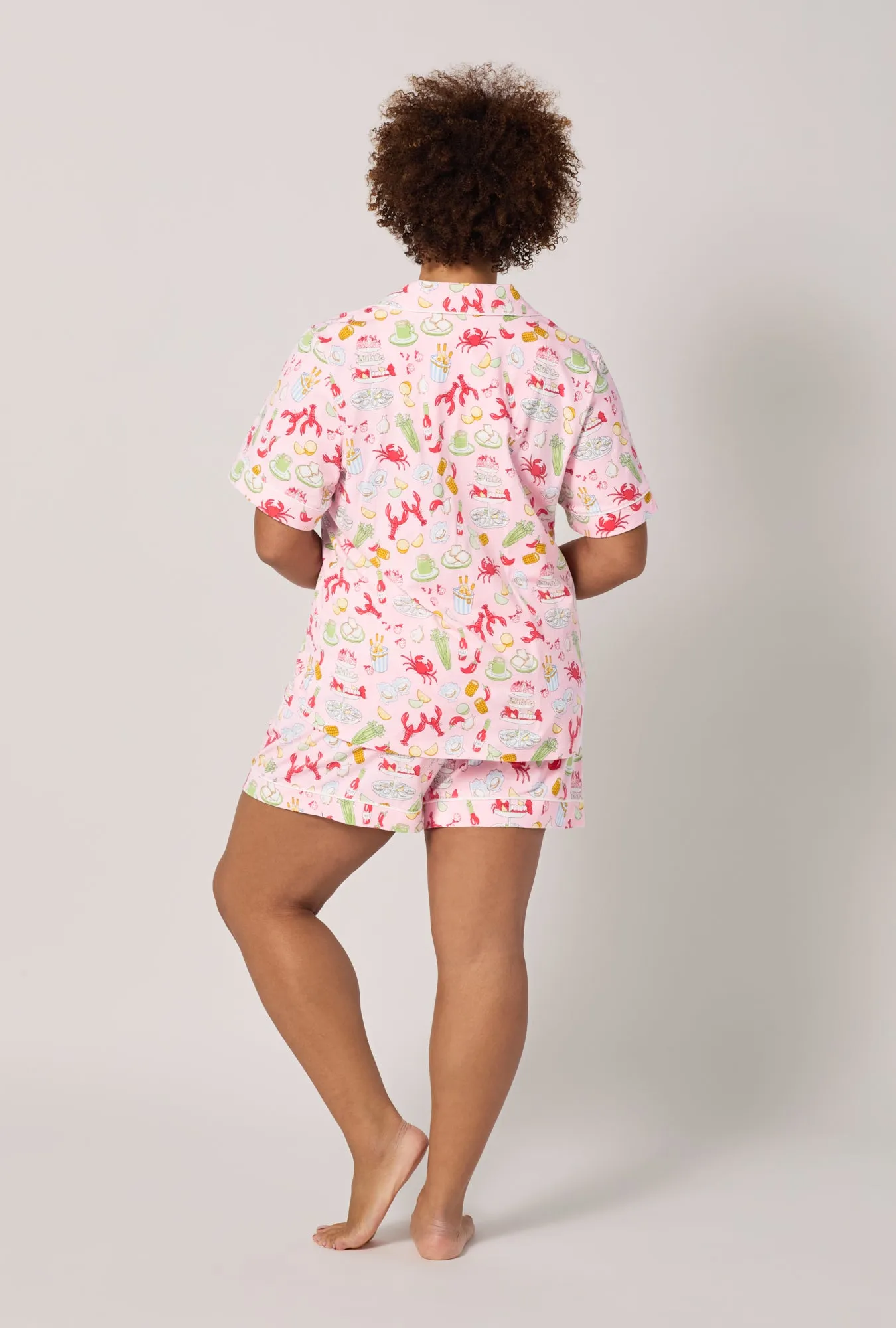 French Quarter Short Sleeve Classic Shorty Stretch Jersey Pj Set sold by BedHead product image thumbnail 5