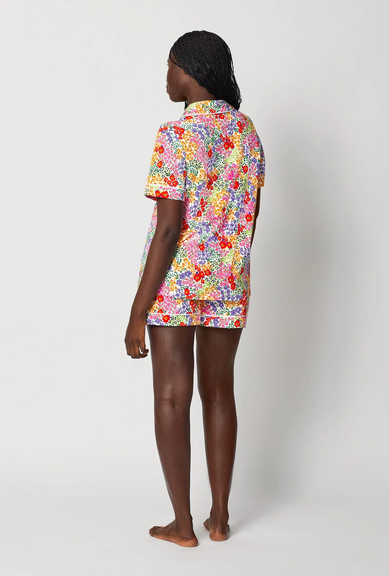 Spring Fields Short Sleeve Classic Shorty Stretch Jersey Pj Set sold by BedHead product image thumbnail 4