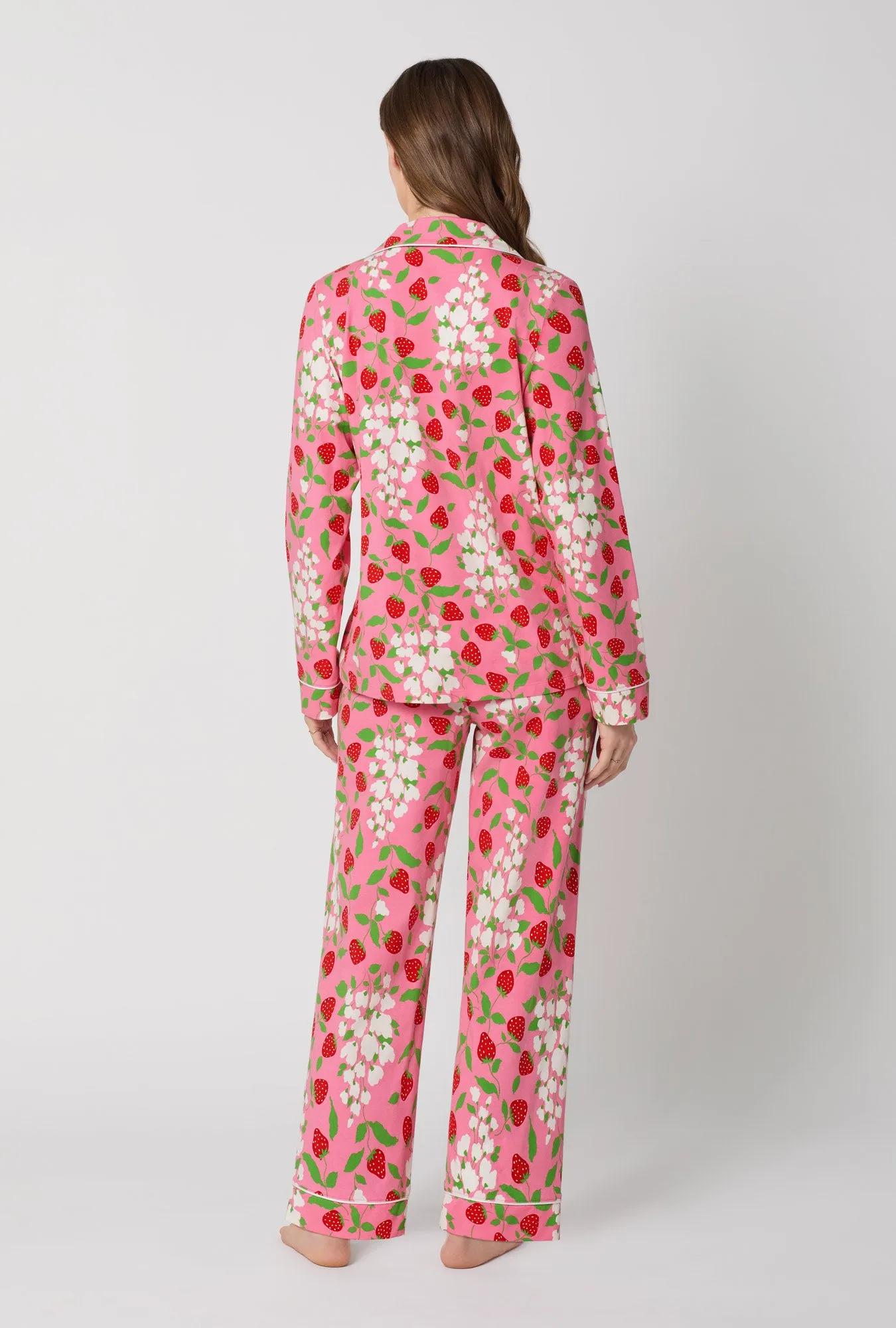 Spring Berry Long Sleeve Classic Stretch Jersey Pj Set sold by BedHead product image thumbnail 4