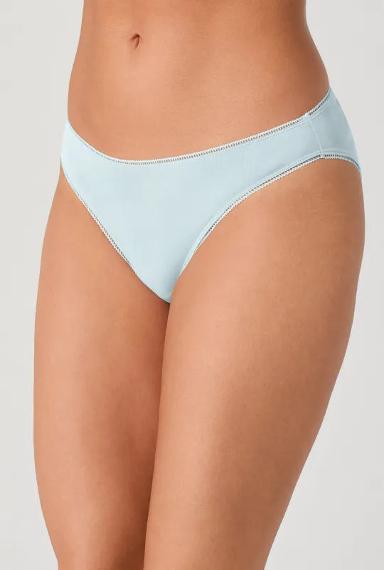Bedhead Blue Stretch Jersey Bikini Underwear made by BedHead