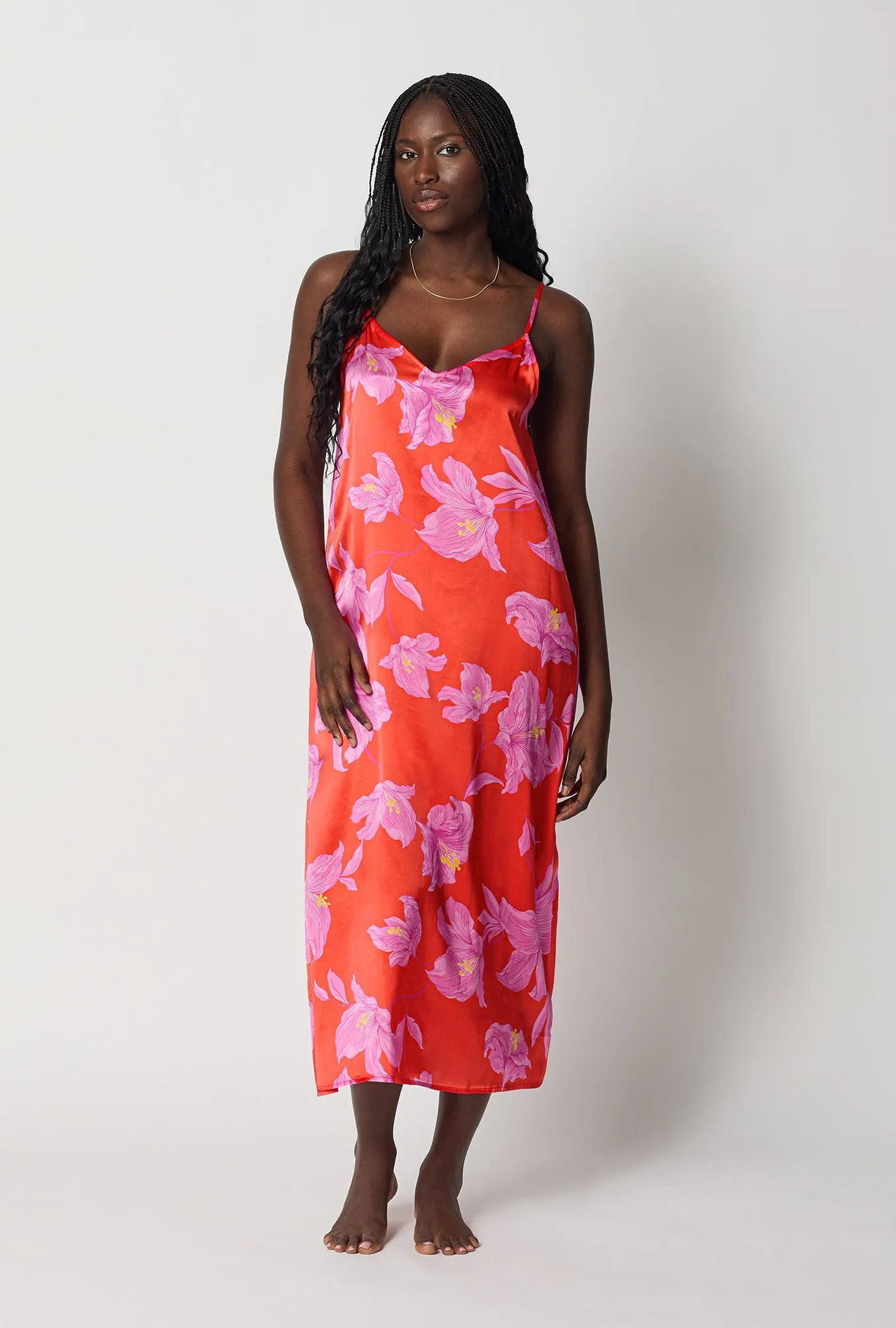 Island Lily Woven Washable Silk Chemise sold by BedHead