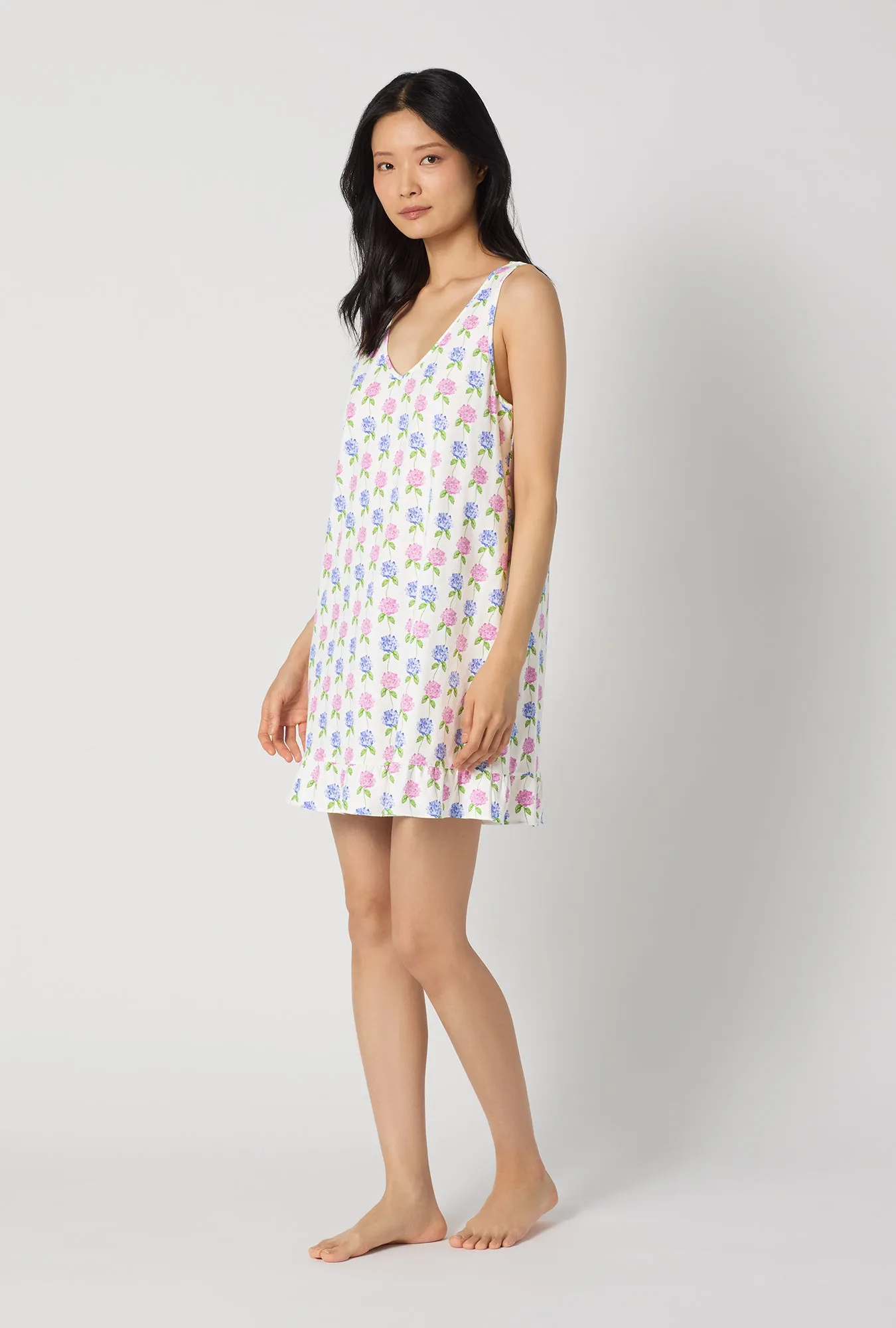 Cottage Parlor Ruffle Stretch Jersey Chemise sold by BedHead product image thumbnail 2