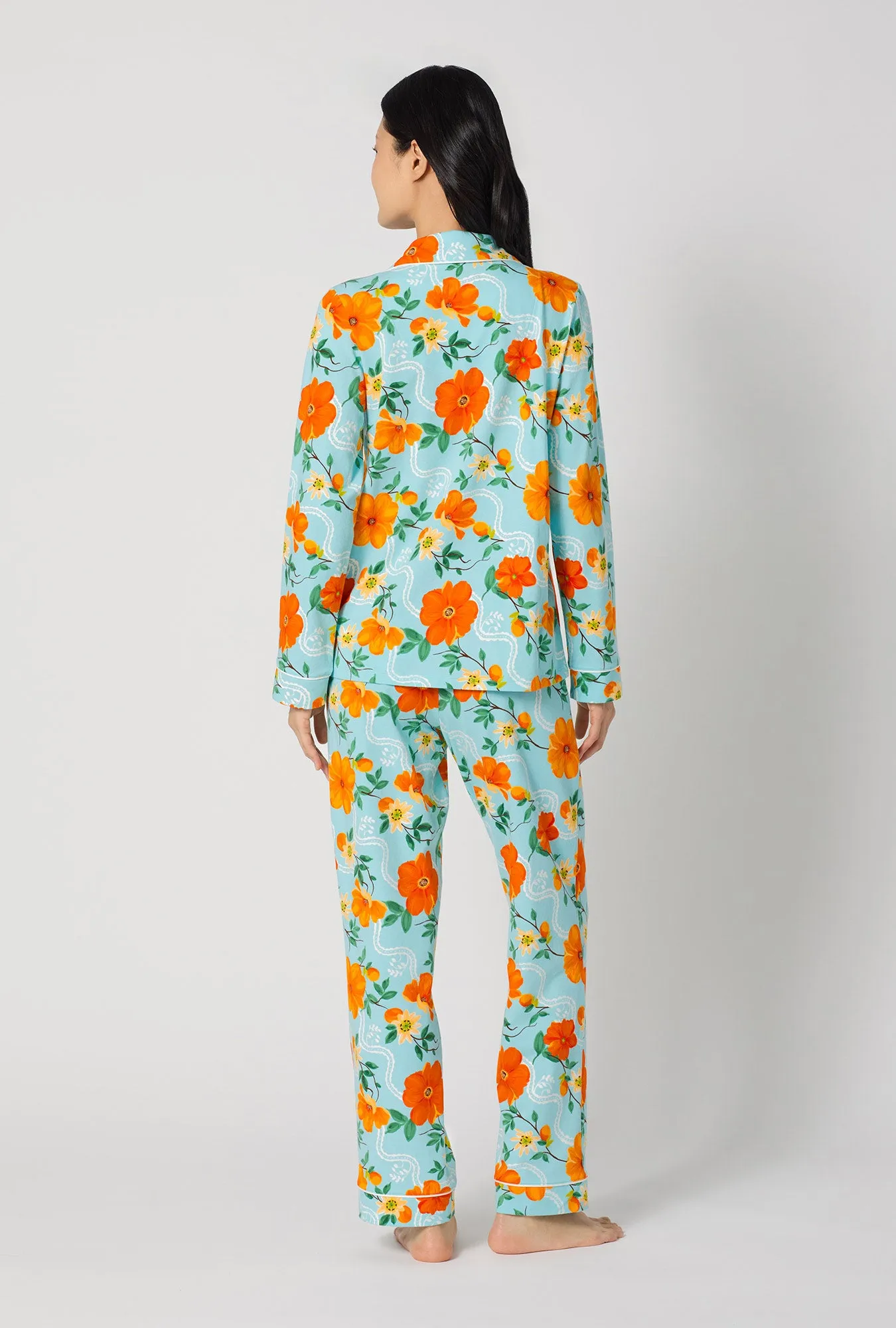 Golden Breeze Long Sleeve Classic Stretch Jersey Pj Set sold by BedHead product image thumbnail 4
