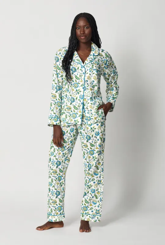 Eva Belle Long Sleeve Classic Woven Tana Lawn® Pj Set Made With Liberty Fabric made by BedHead
