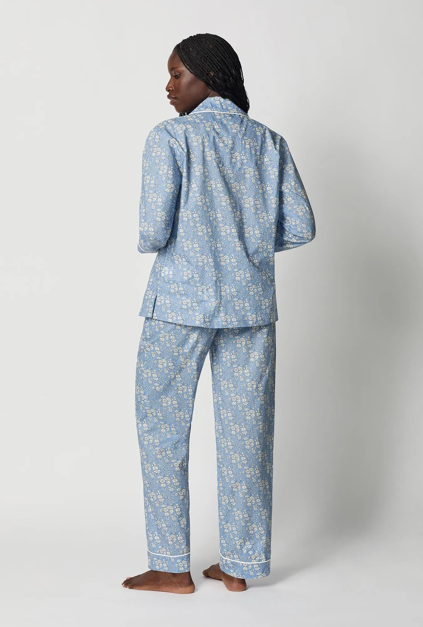 Capel Long Sleeve Classic Woven Tana Lawn® Pj Set Made With Liberty Fabric sold by BedHead product image thumbnail 4