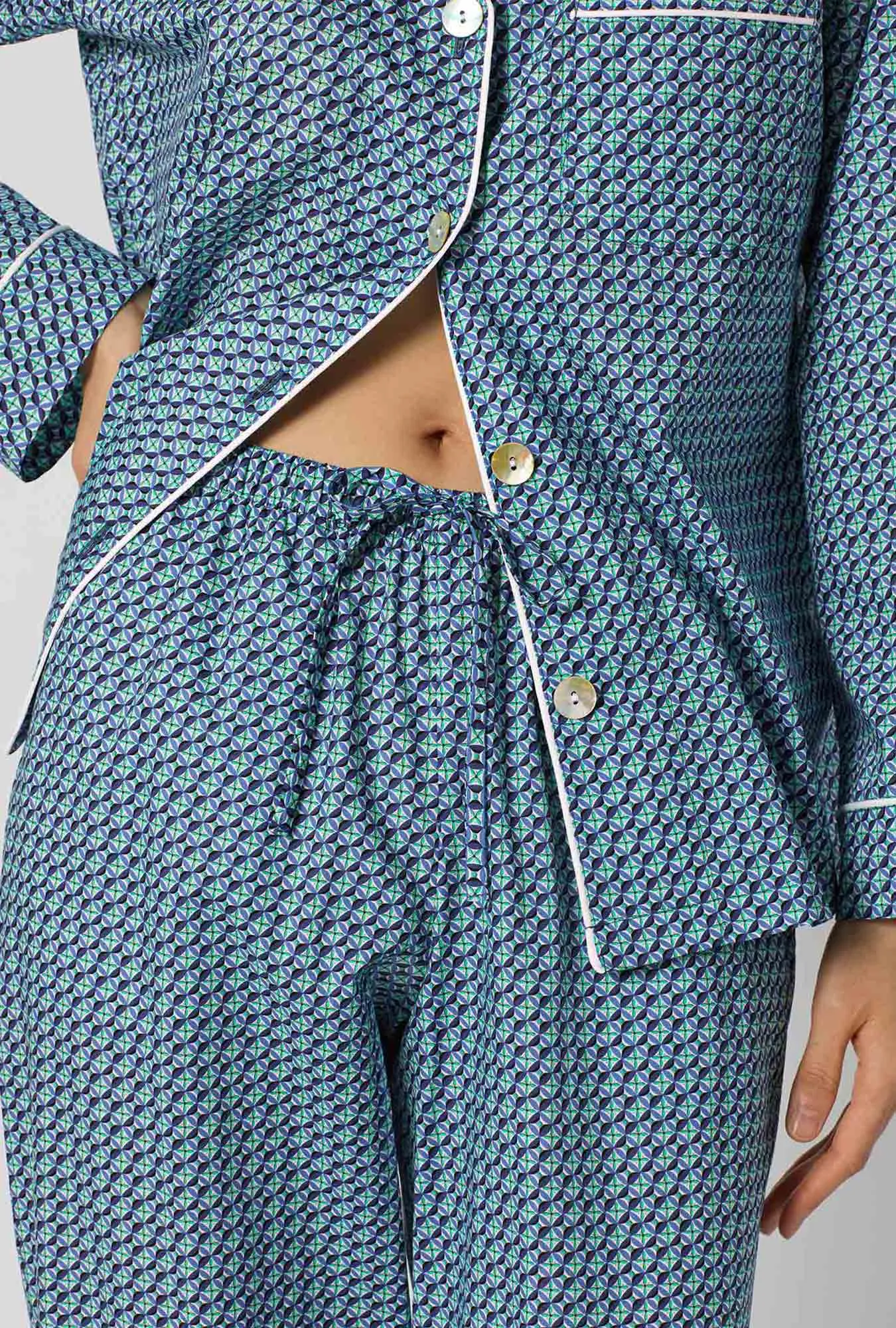 Sebastian Long Sleeve Classic Woven Tana Lawn® Pj Set Made With Liberty Fabrics sold by BedHead product image thumbnail 4