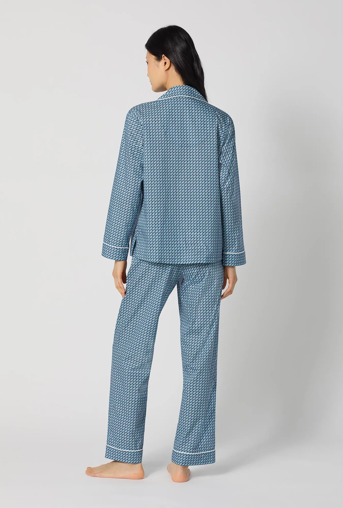 Sebastian Long Sleeve Classic Woven Tana Lawn® Pj Set Made With Liberty Fabrics sold by BedHead product image thumbnail 5
