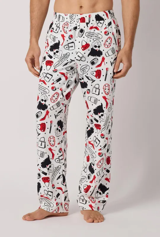 Devil Wears Prada Men's Stretch Jersey Pj Pant made by BedHead