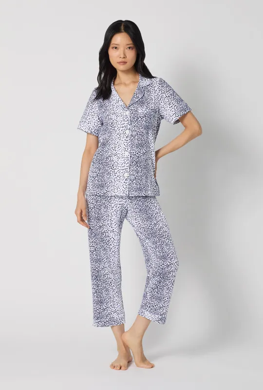 Sea Kitten Short Sleeve Classic Stretch Jersey Cropped Pj Set made by BedHead