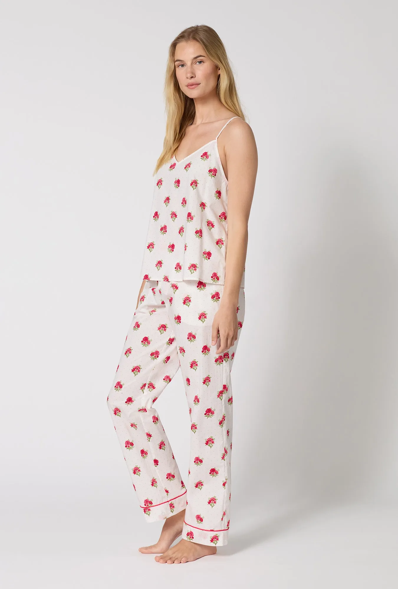 Celeste Cami Woven Supersoft Cotton Poplin Long Pj Set sold by BedHead product image thumbnail 2