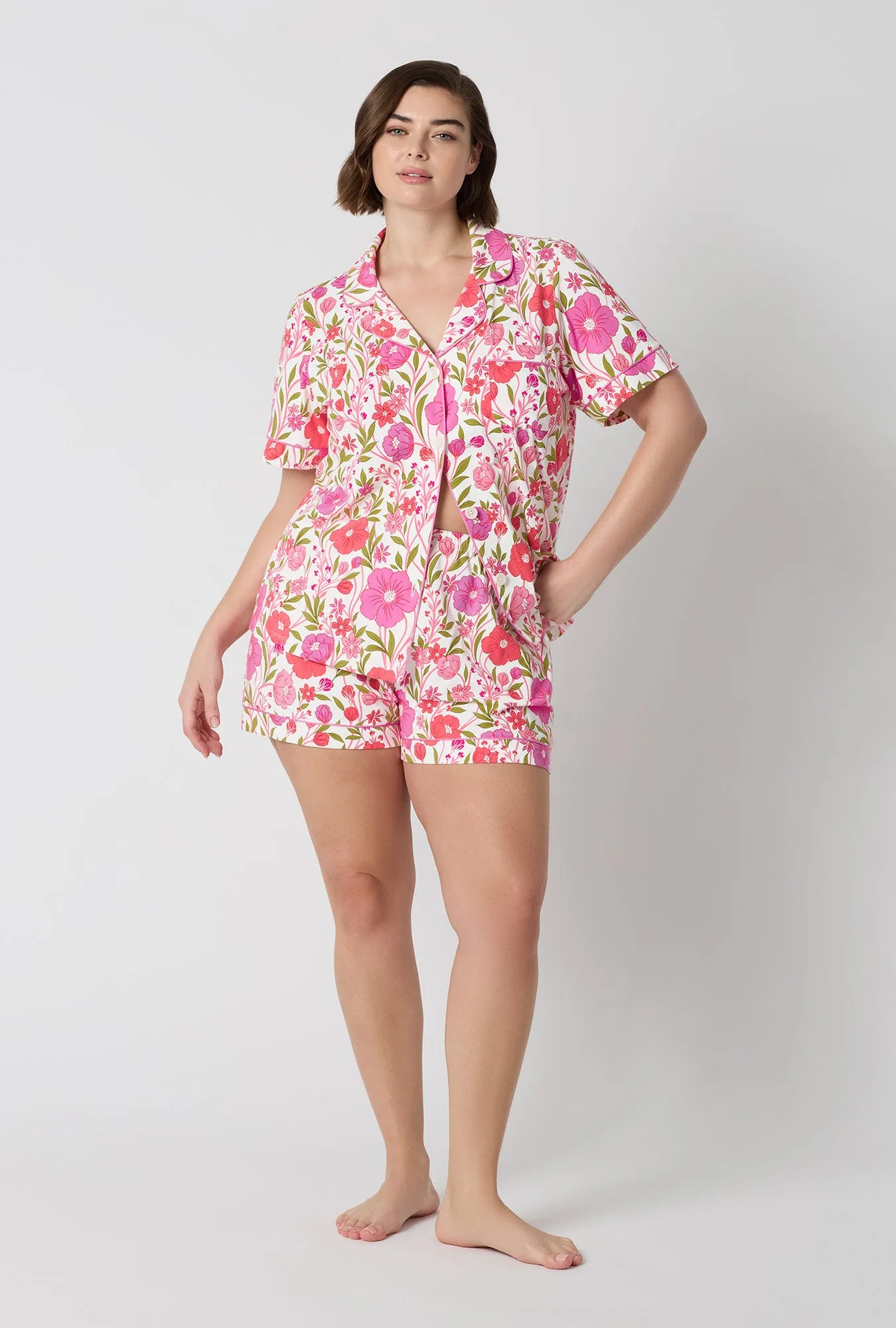 Josephine Short Sleeve Classic Shorty Stretch Jersey Pj Set sold by BedHead product image thumbnail 5