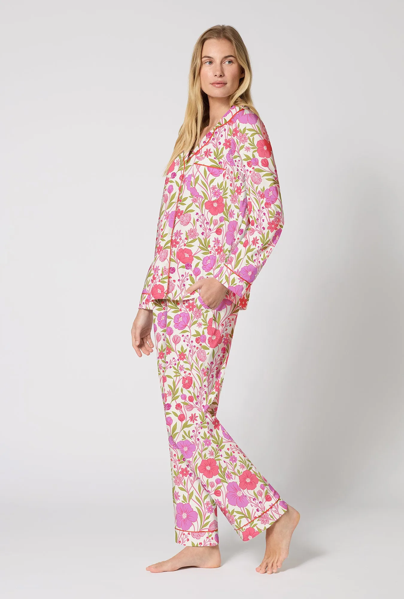 Josephine Long Sleeve Classic Stretch Jersey Pj Set sold by BedHead product image thumbnail 2