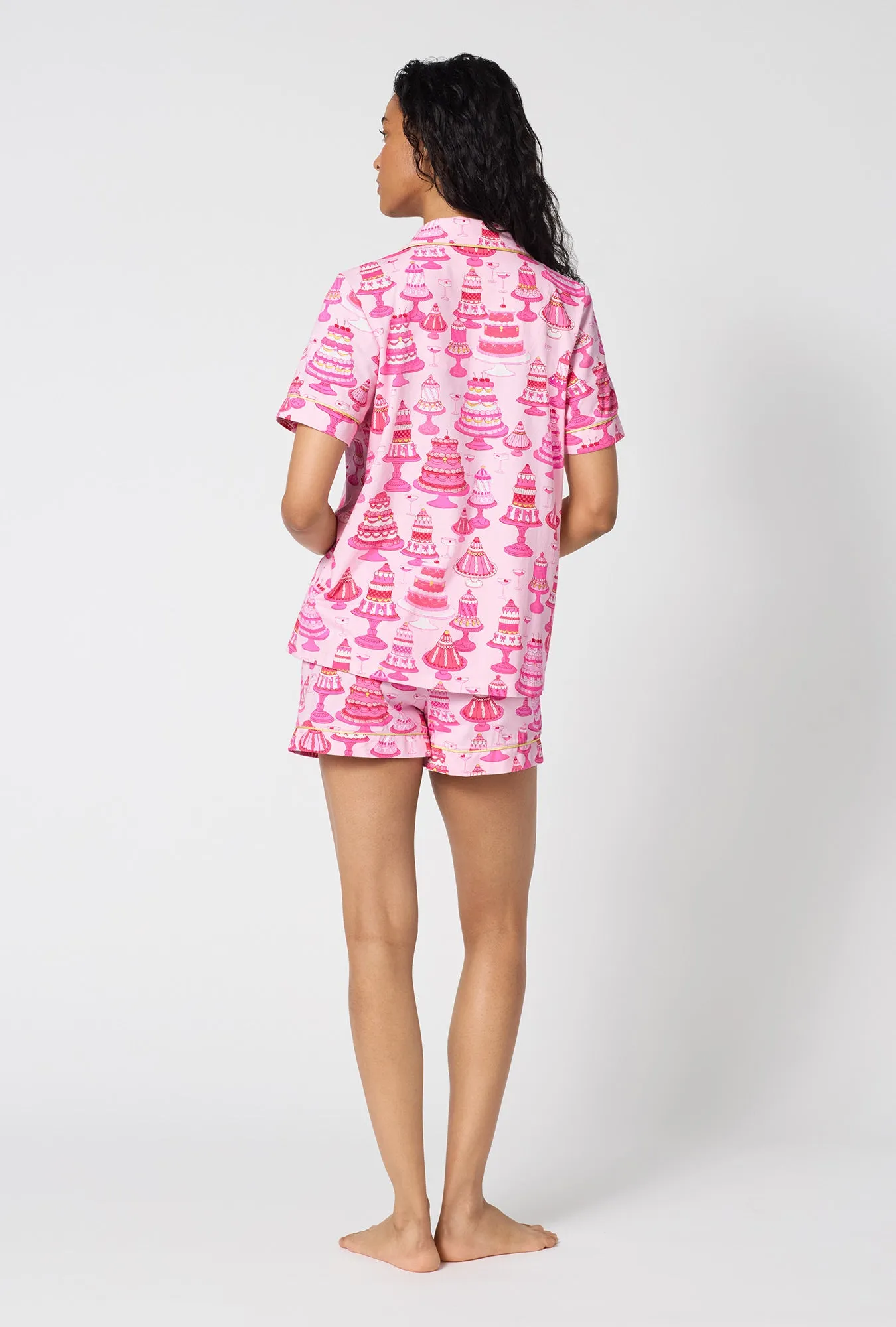 Cake Shop Short Sleeve Classic Shorty Stretch Jersey Pj Set sold by BedHead product image thumbnail 3