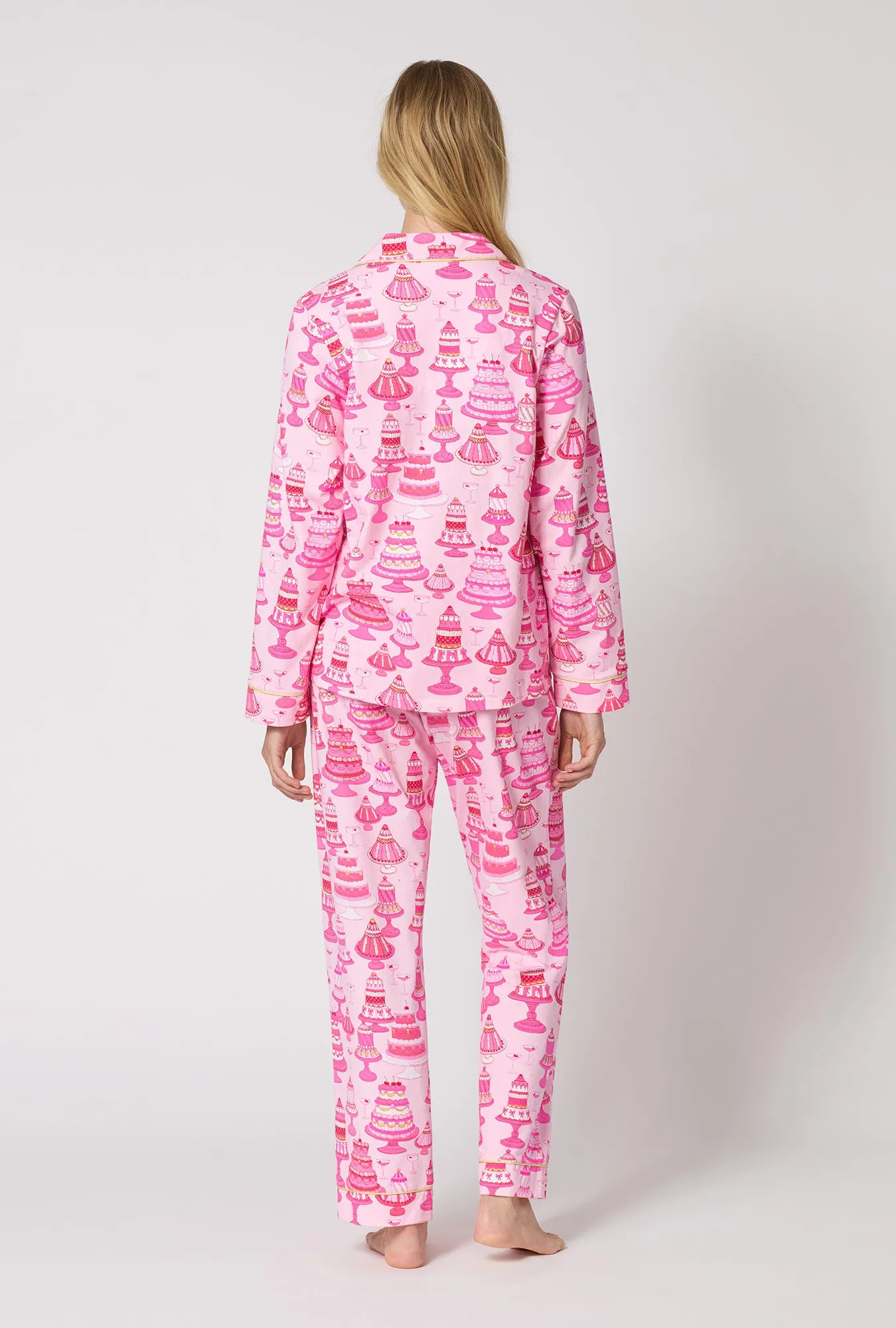Cake Shop Long Sleeve Classic Stretch Jersey Pj Set sold by BedHead product image thumbnail 4