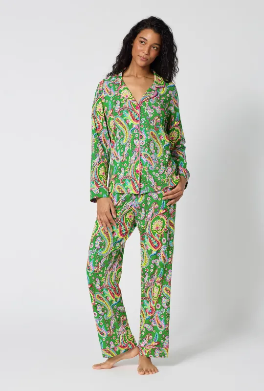 Sultana Long Sleeve Classic Stretch Jersey Pj Set made by BedHead