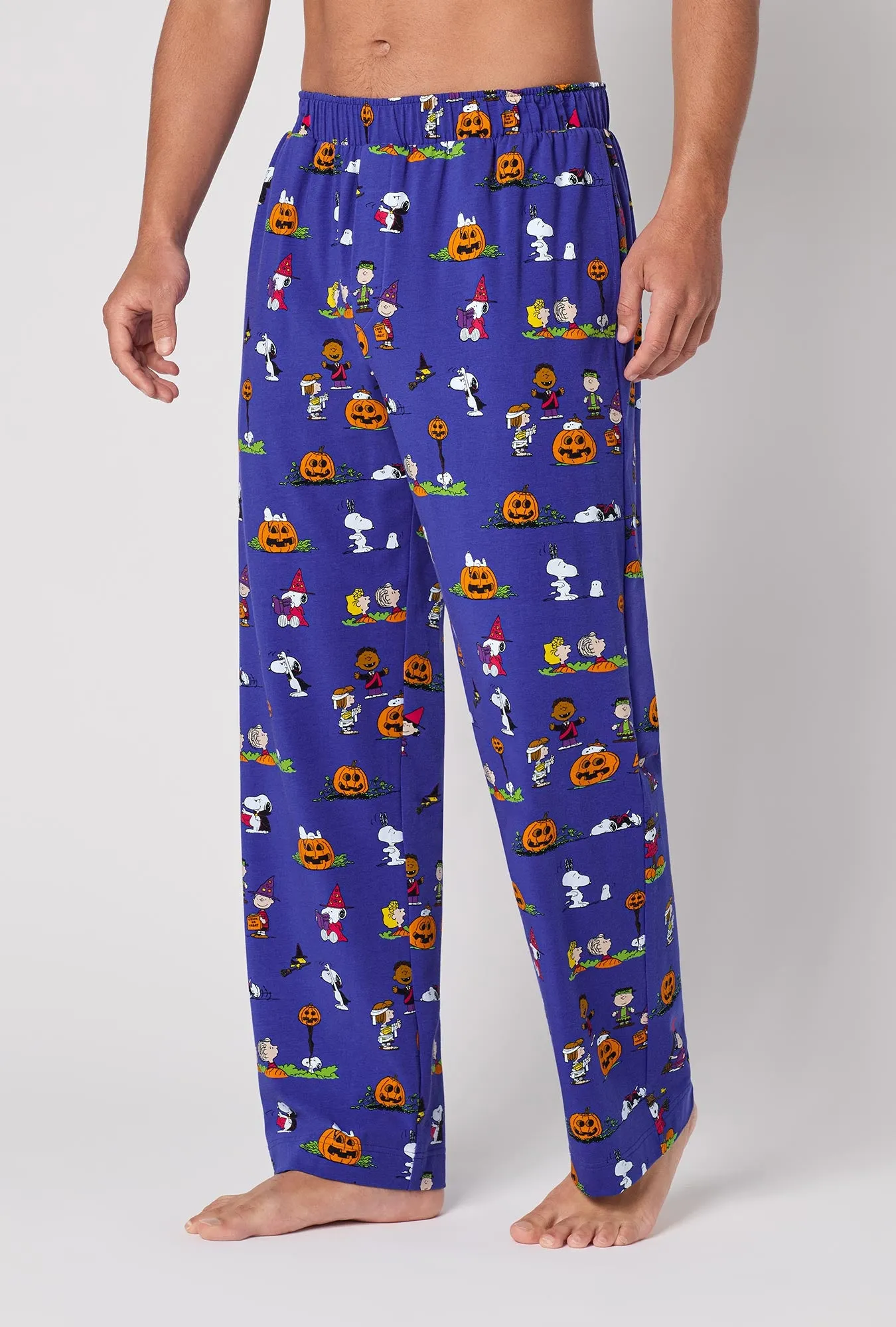 Spooky Season Snoopy® Men's Stretch Jersey Pj Pant sold by BedHead product image thumbnail 2