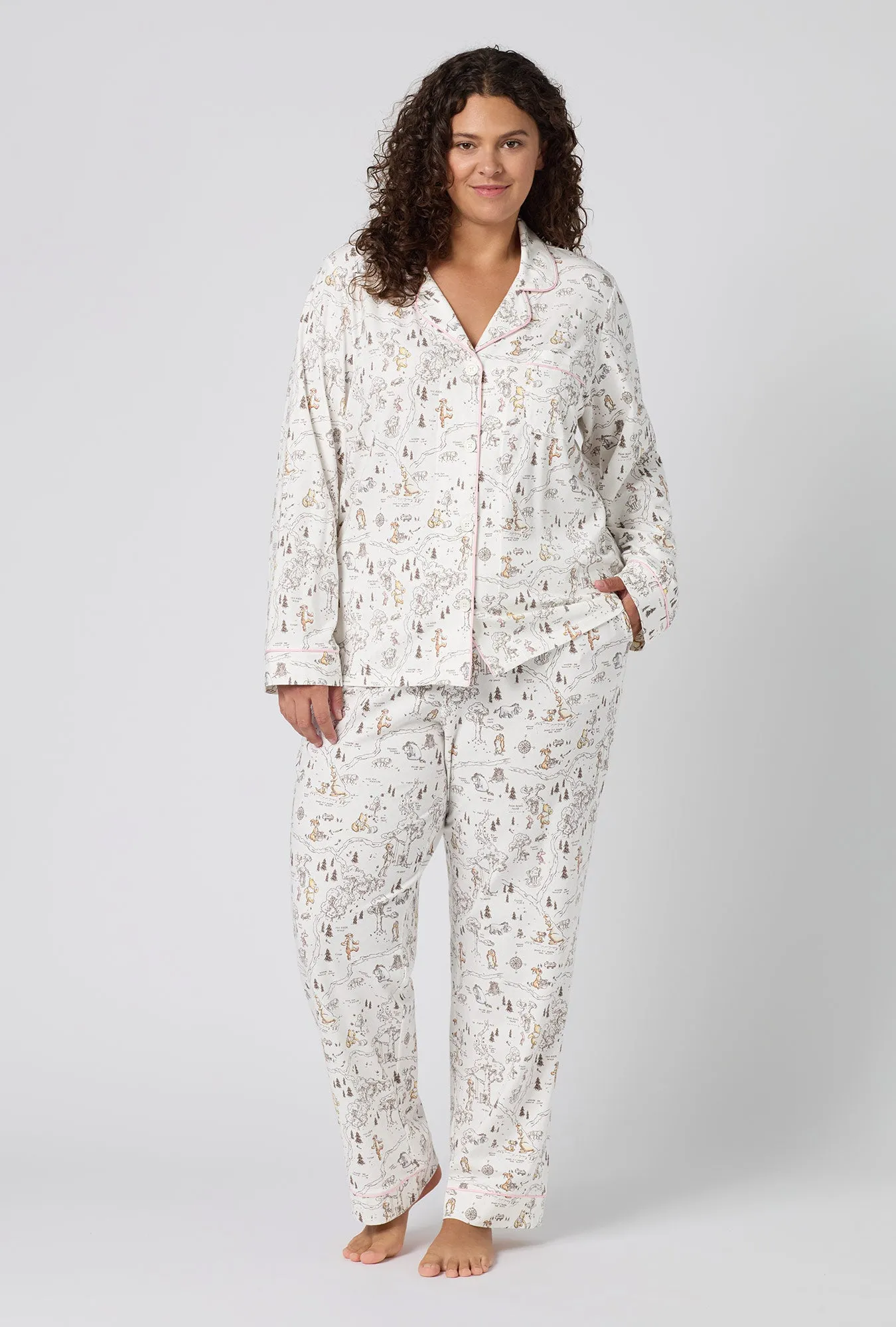 Hundred Acre Toile Long Sleeve Classic Stretch Jersey Pj Set sold by BedHead product image thumbnail 5