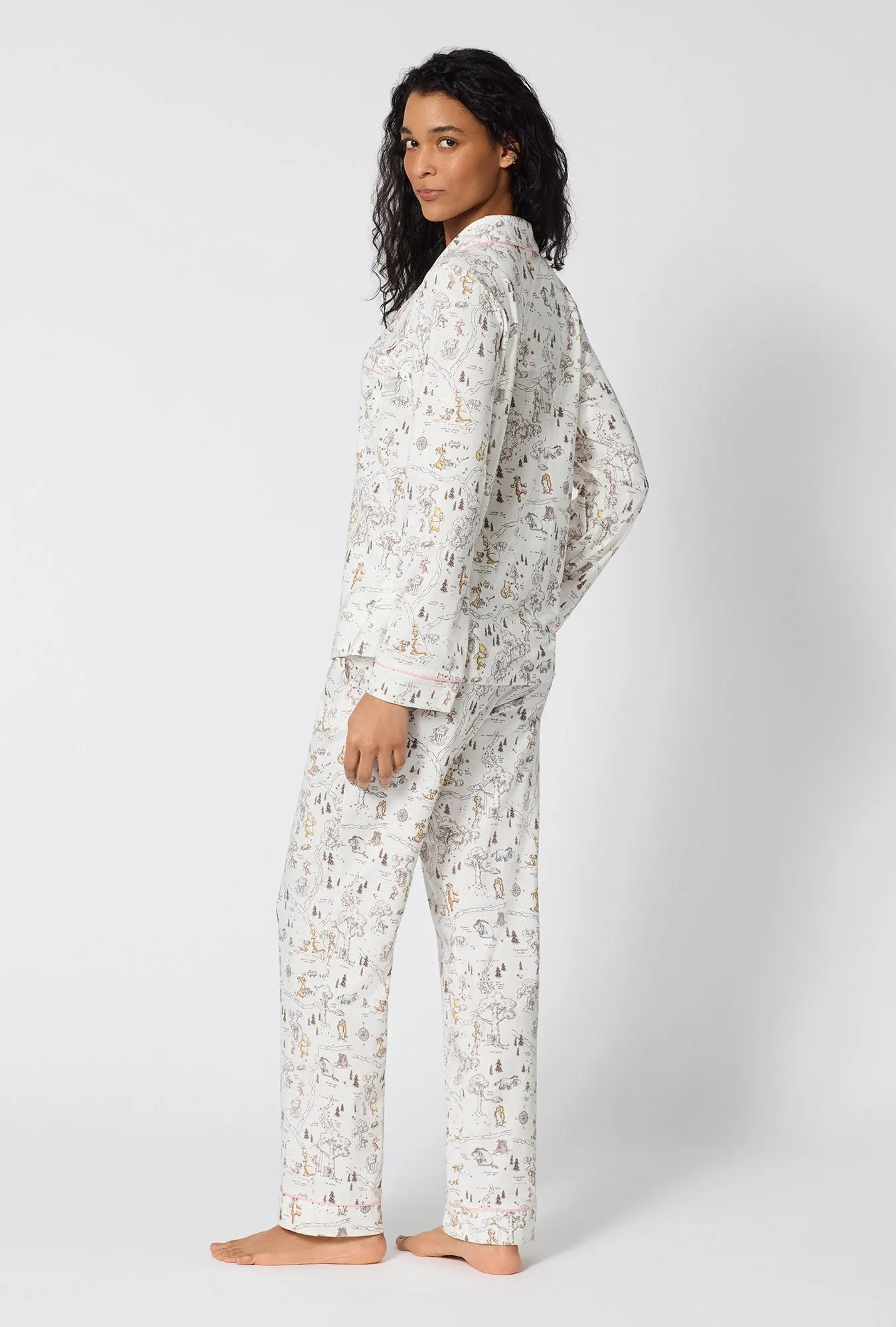 Hundred Acre Toile Long Sleeve Classic Stretch Jersey Pj Set sold by BedHead product image thumbnail 4