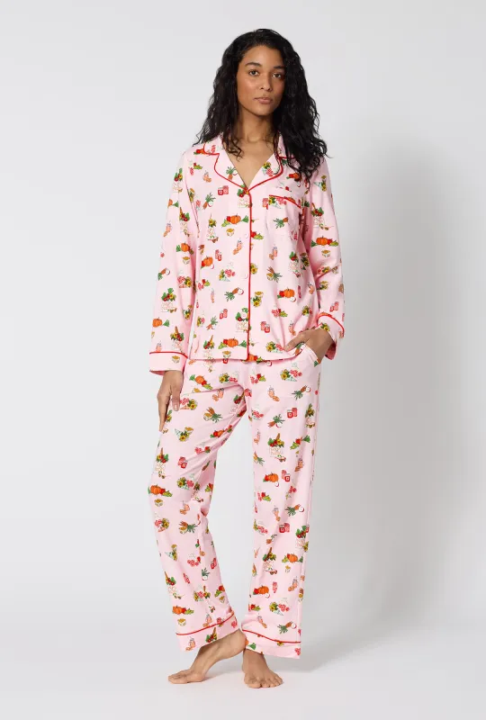 Farm Fresh Long Sleeve Classic Stretch Jersey Pj Set made by BedHead