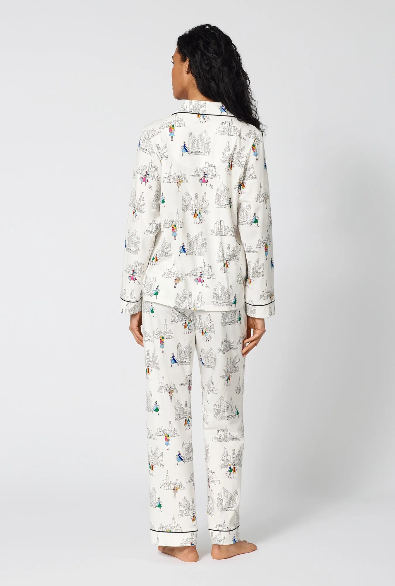 Nordstrom Shoppers Long Sleeve Classic Stretch Jersey Pj Set sold by BedHead product image thumbnail 3