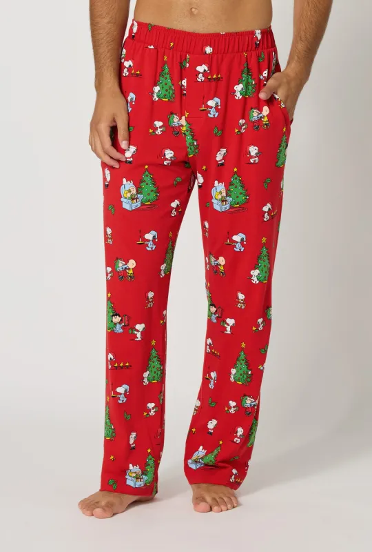 Merry, Beagle, & Bright Men's Stretch Jersey Pj Pant made by BedHead