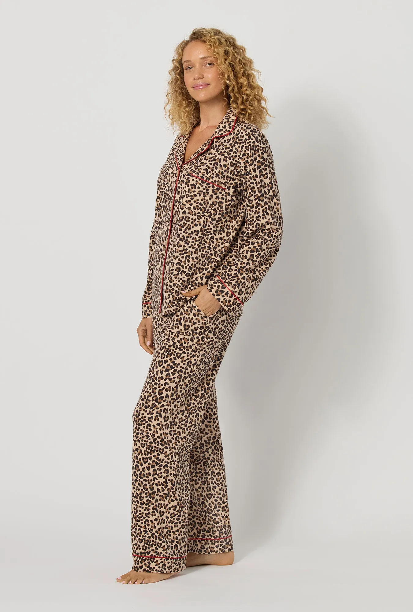 Wild At Heart Long Sleeve Classic Stretch Jersey Pj Set sold by BedHead product image thumbnail 5