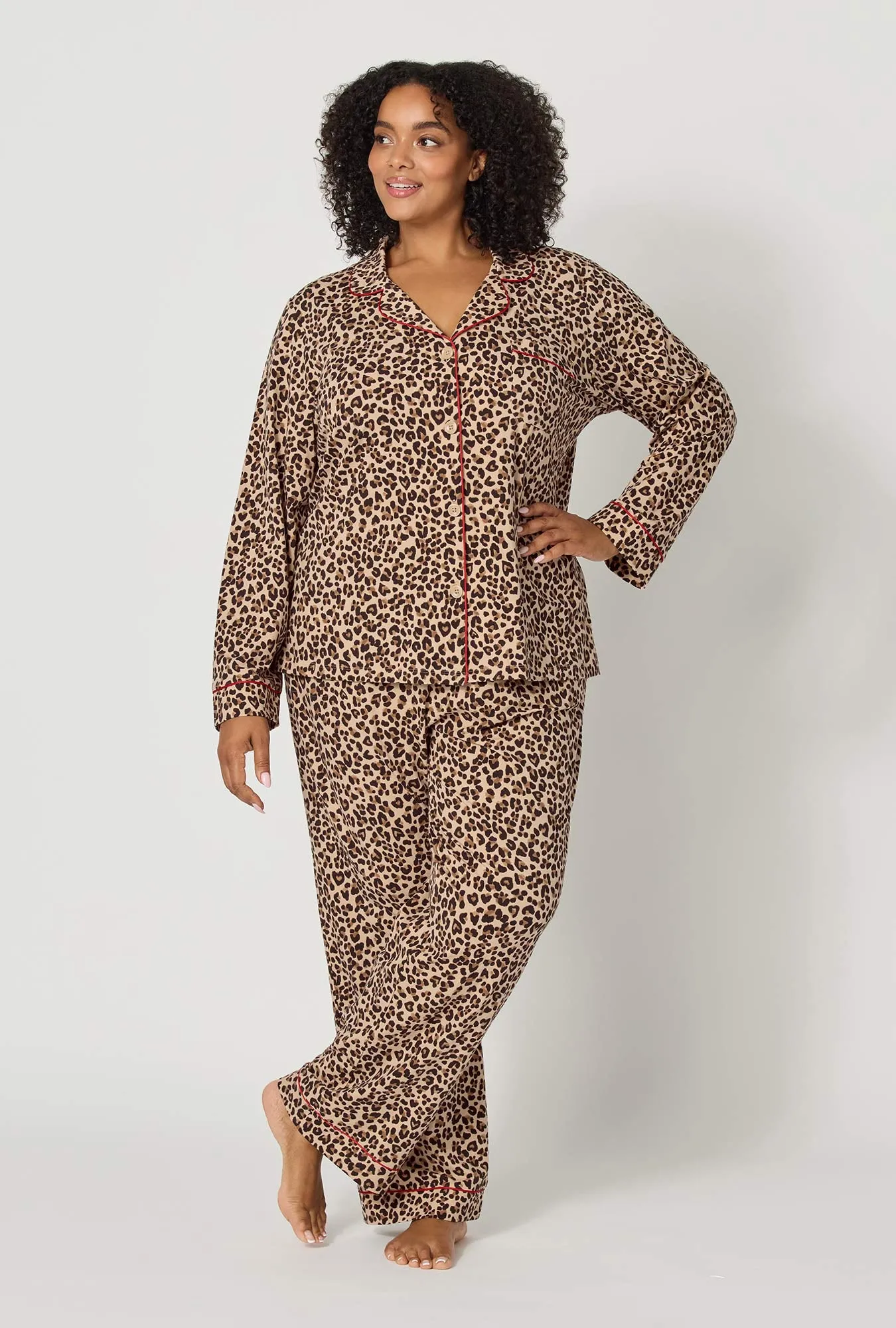 Wild At Heart Long Sleeve Classic Stretch Jersey Pj Set sold by BedHead product image thumbnail 3