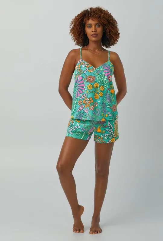 BedHead x Trina Turk Nandini Cami Stretch Jersey Shorty PJ Set sold by BedHead