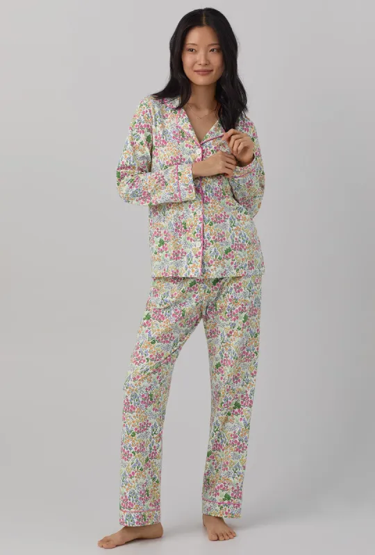 Cottage Garden Long Sleeve Classic Stretch Jersey PJ Set sold by BedHead