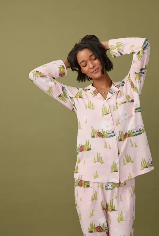 Pine Lake Long Sleeve Classic Stretch Jersey PJ Set sold by BedHead