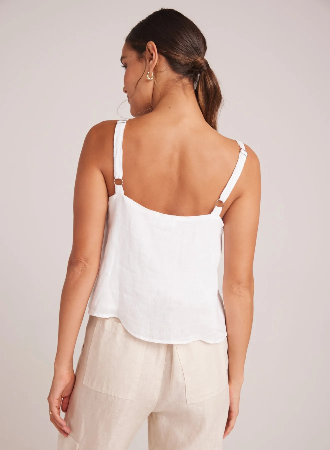 Button Front Cami - White sold by Bella Dahl product image thumbnail 3