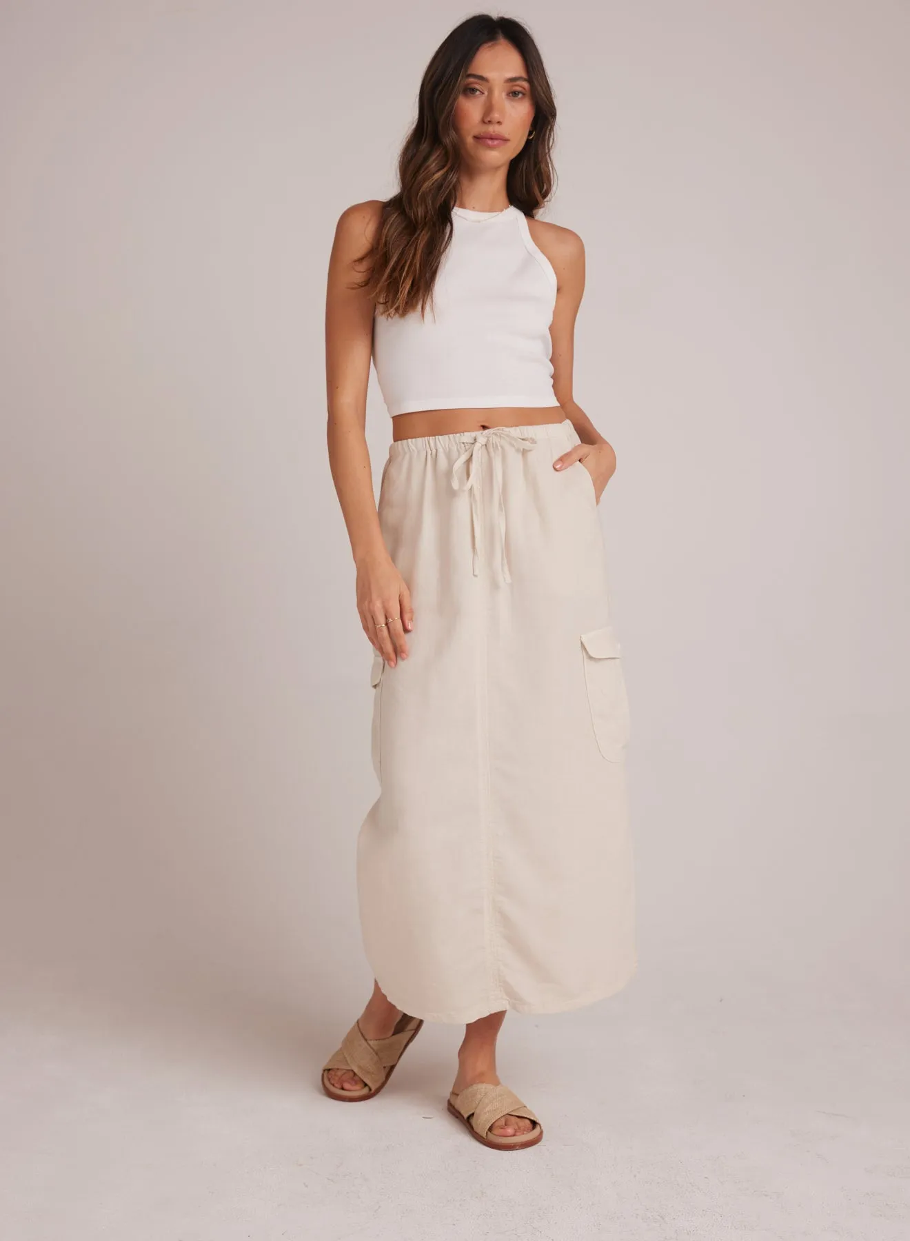 Goldie Bellow Pocket Cargo Skirt - Lush Foliage sold by Bella Dahl product image thumbnail 3