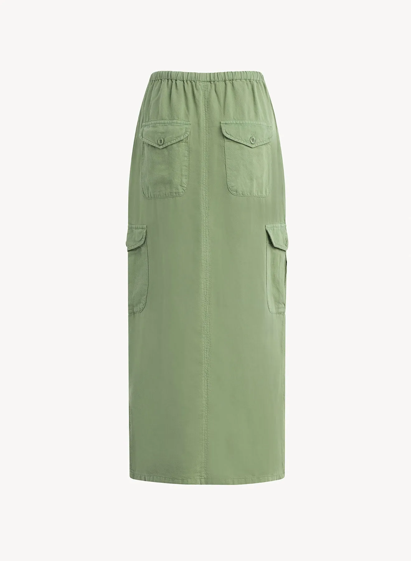 Goldie Bellow Pocket Cargo Skirt - Lush Foliage sold by Bella Dahl product image thumbnail 2