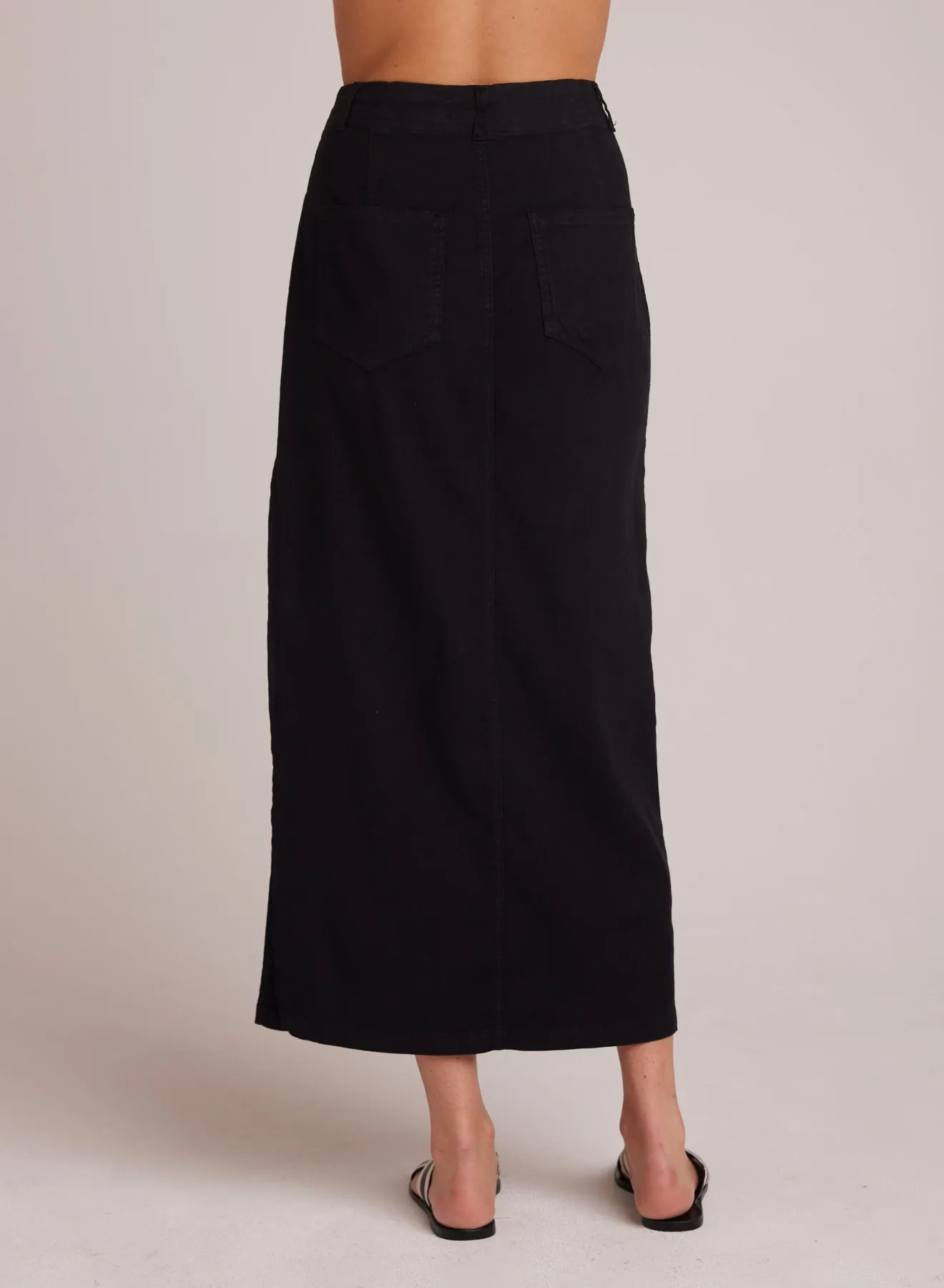 Indigo Side Slit Skirt - Black sold by Bella Dahl product image thumbnail 3