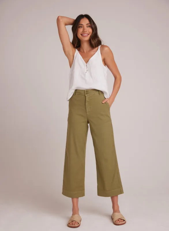 Saige Wide Leg Crop - Army Fern sold by Bella Dahl