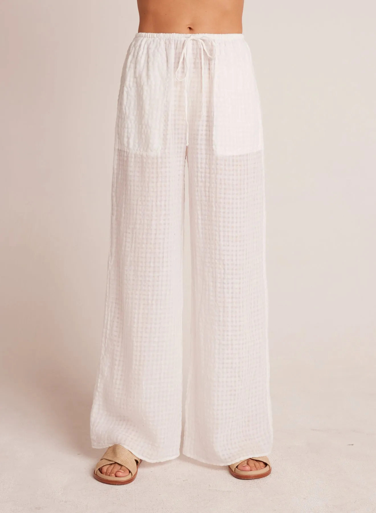 Wide Leg Pocket Beach Pant - White sold by Bella Dahl product image thumbnail 2