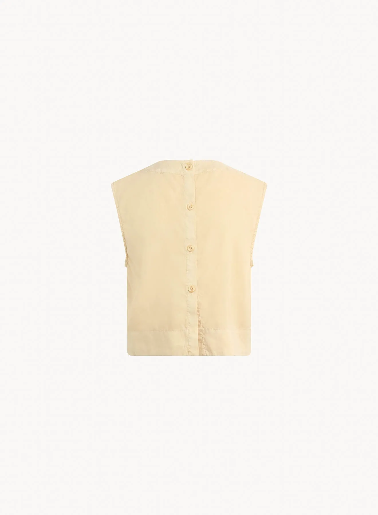 Boxy Button Back Top - Summer Khaki sold by Bella Dahl product image thumbnail 2