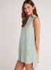 Sleeveless A-Line Dress - Oasis Green sold by Bella Dahl