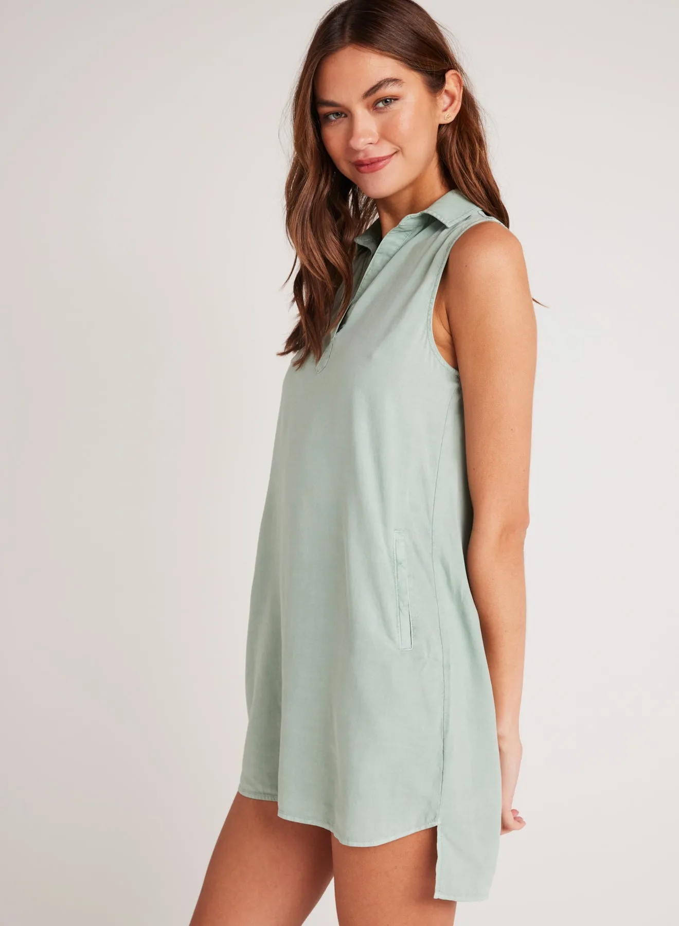 Sleeveless A-Line Dress - Oasis Green sold by Bella Dahl product image thumbnail 3