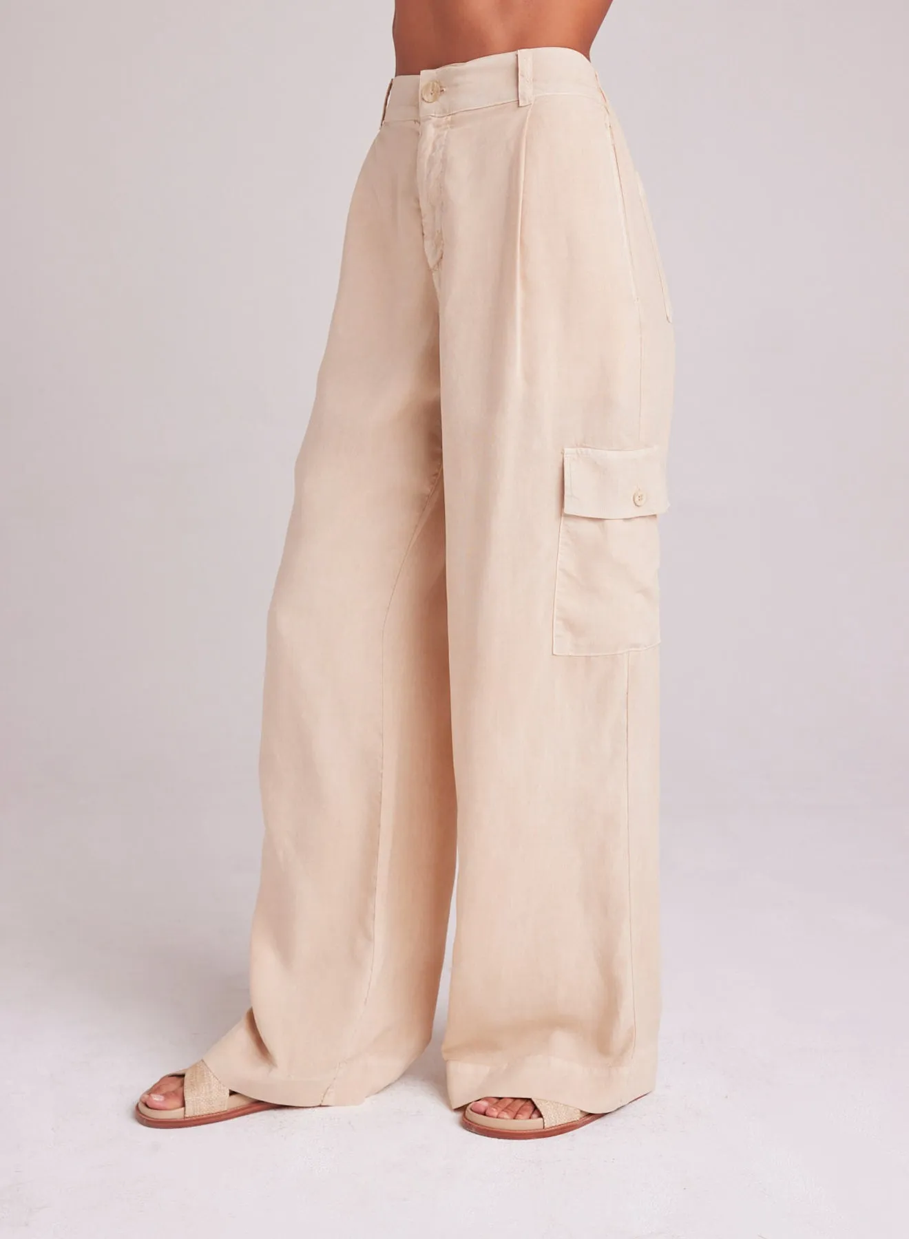 Cargo Wide Leg - Summer Khaki sold by Bella Dahl product image thumbnail 4