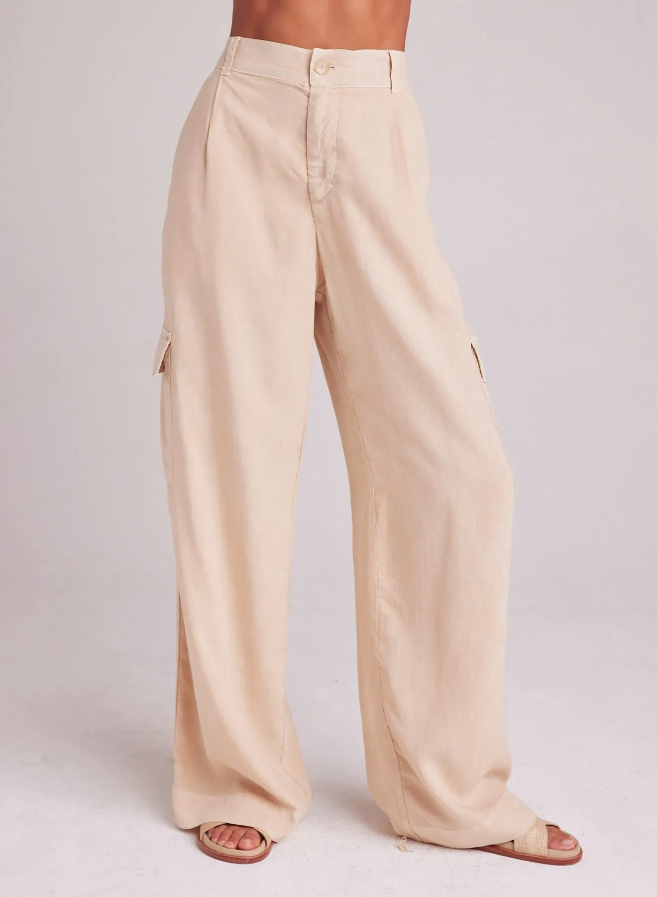 Cargo Wide Leg - Summer Khaki sold by Bella Dahl product image thumbnail 2
