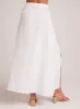 Maxi Wrap Skirt - White sold by Bella Dahl