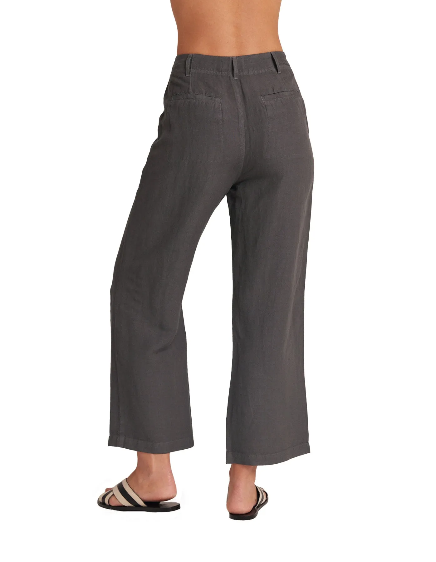 Blakely Utility Wide Leg Crop - Charcoal Shadow sold by Bella Dahl product image thumbnail 3