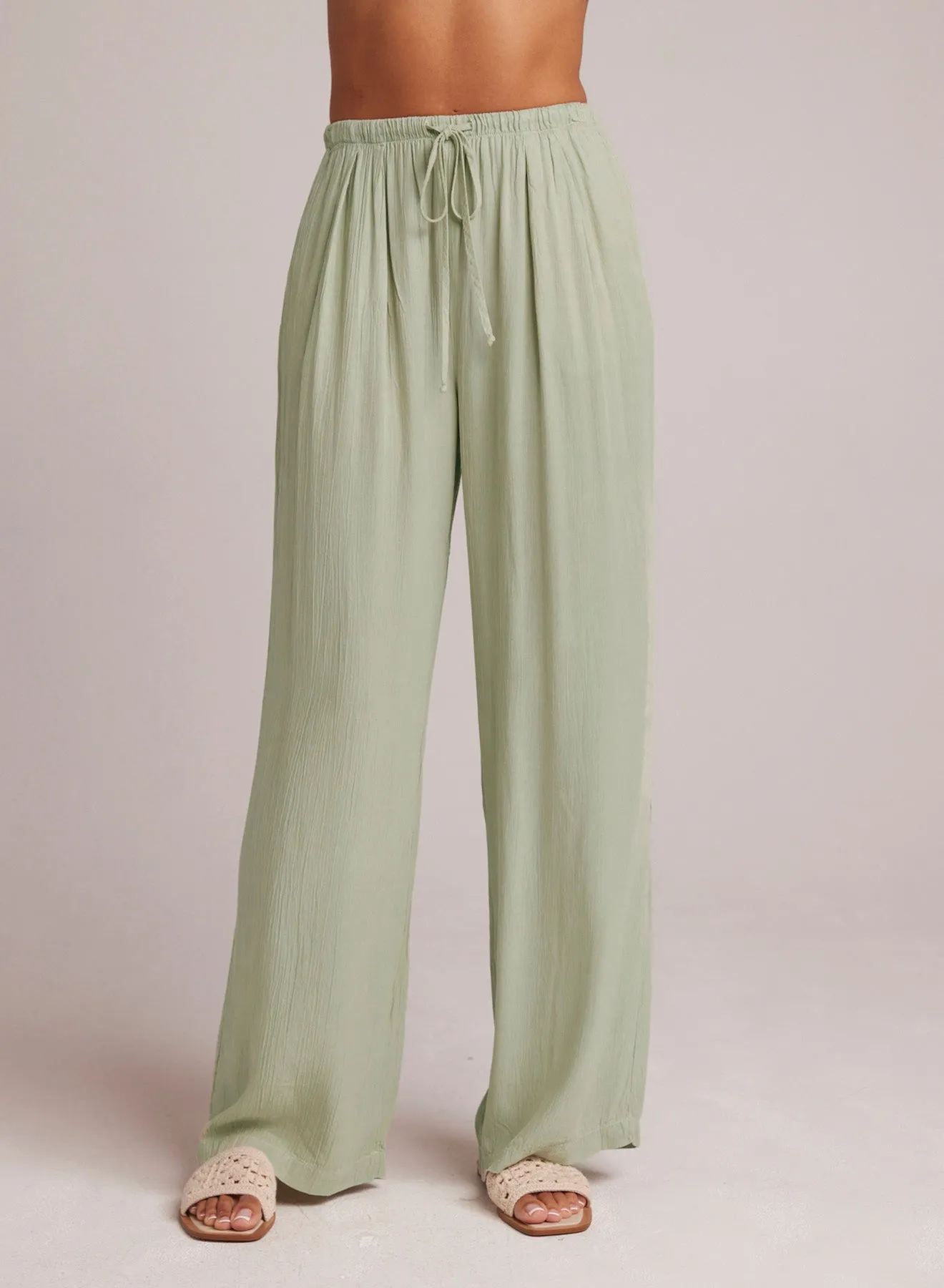Easy Pleated Wide Leg Pant - Coastal Sage sold by Bella Dahl product image thumbnail 2