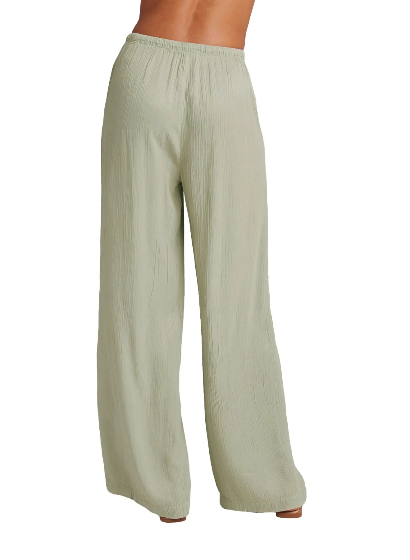 Easy Pleated Wide Leg Pant - Coastal Sage sold by Bella Dahl product image thumbnail 3