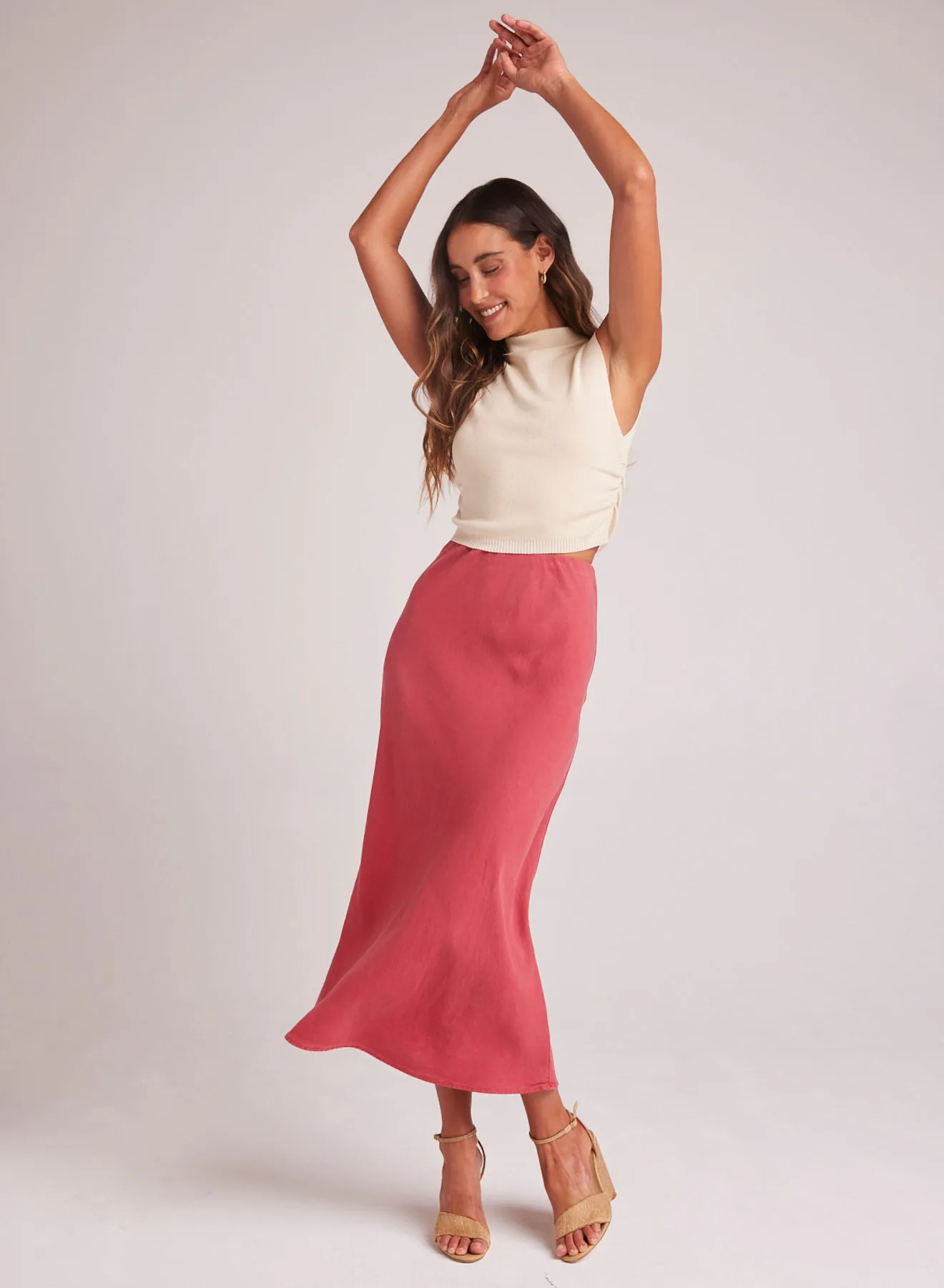 Bias Midi Skirt - Summer Khaki sold by Bella Dahl product image thumbnail 3