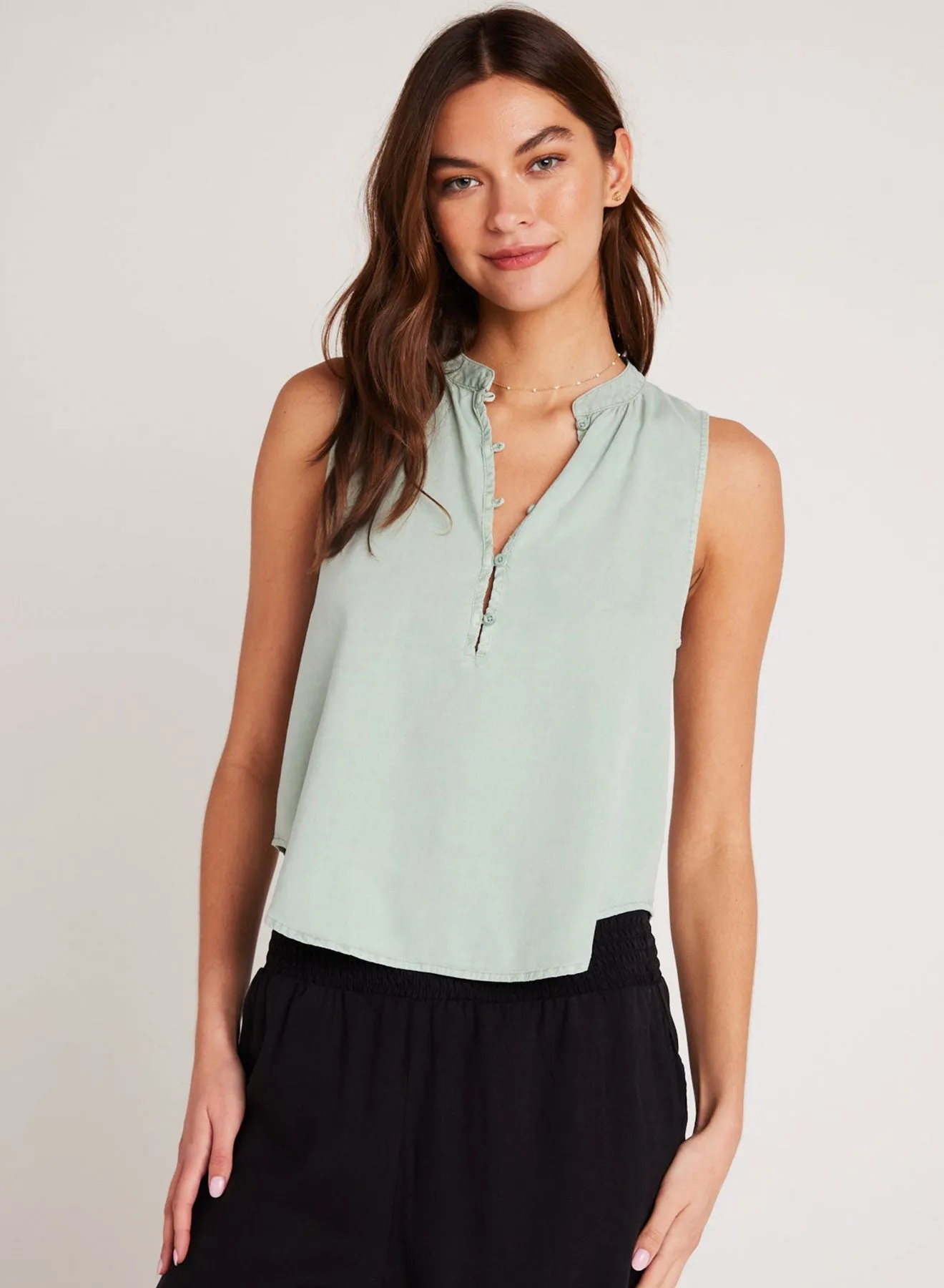 Sleeveless Pullover - Oasis Green sold by Bella Dahl