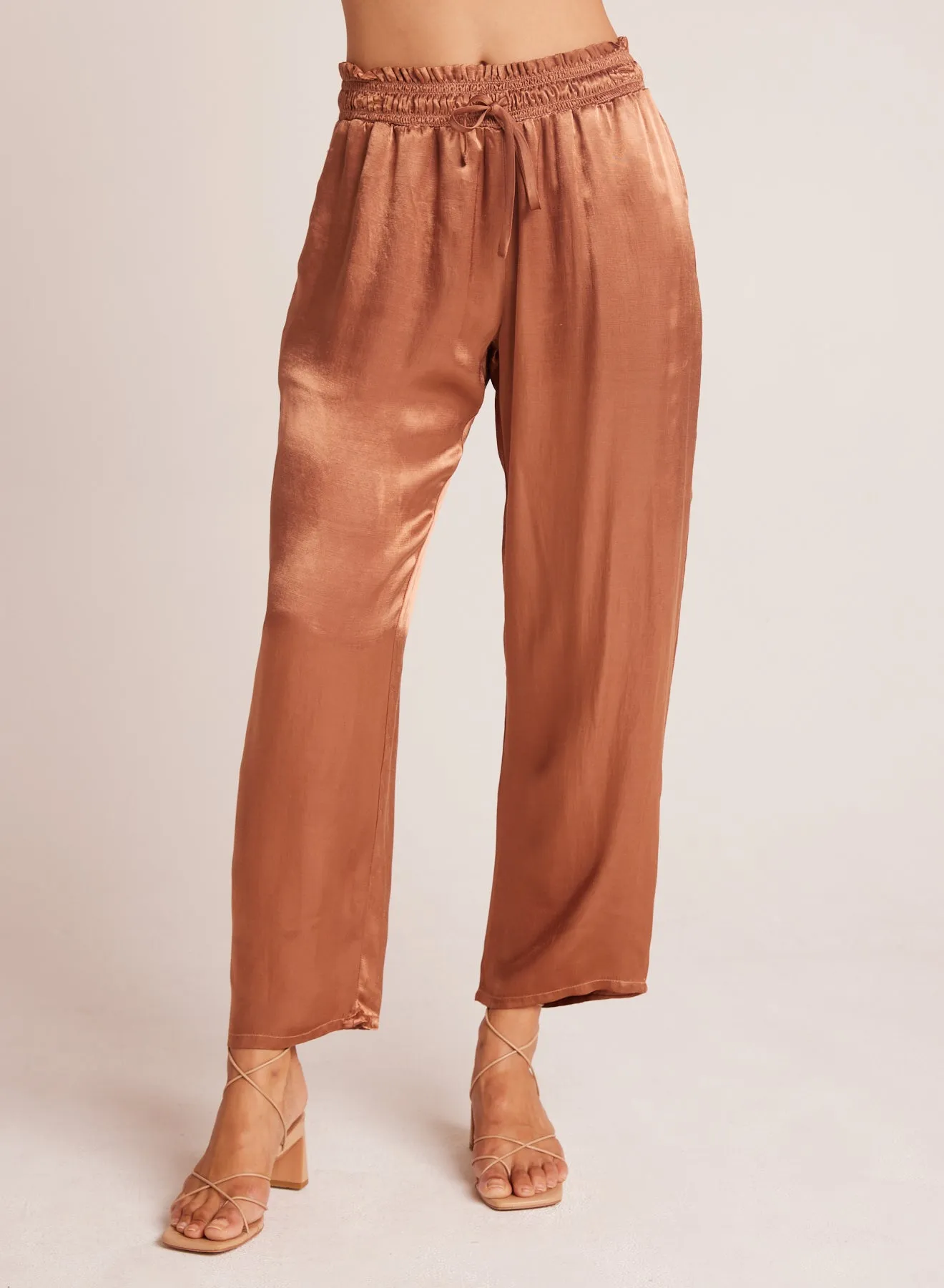 Smocked Waist Trousers - Curacao Coconut sold by Bella Dahl