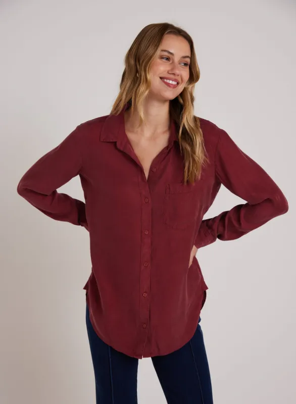 Boyfriend Shirt - Sweet Merlot sold by Bella Dahl